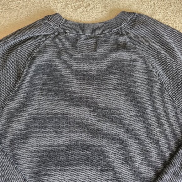 Hudson long sleeve textured cotton crew neck shirt size large - Picture 7 of 13